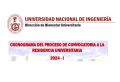 COMUNICADO DE LA DIRECCIÓN DE BIENESTAR UNIVERSITARIO: PROCESO DE LA CONVOCATORIA A LA BECA DE RESIDENCIA UNIVERSITARIA 2024-1